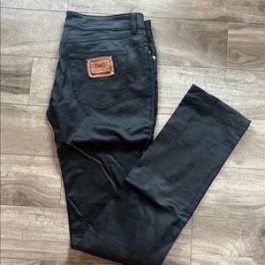 D&G womans Slim Black Jeans